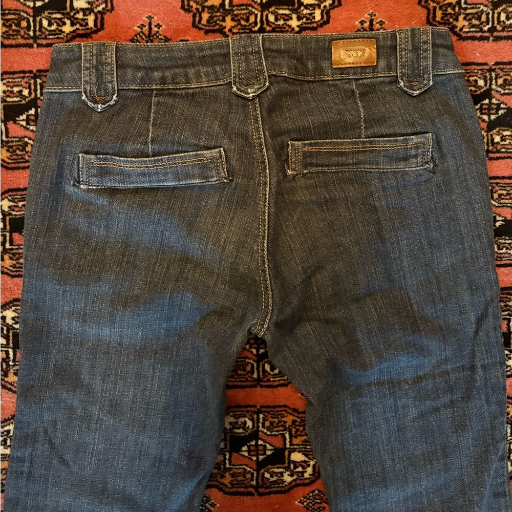 You & You Low Rise Flair Dark Wash Jean - Picture 6 of 9